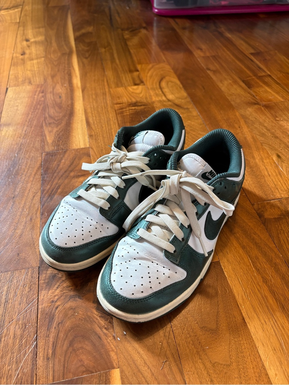 Nike Dunk Low-Top Sneakers in “Vintage Green”